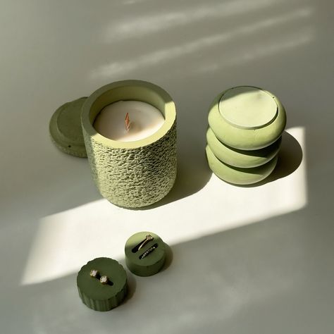 Our Handcrafted textured concrete candle jar with aromatherapy soy wax | concrete ring holder #handmadeinindia #candles #vanitytray #jewelrydisplays #concretedesign #jesmonite #trinkettray #demolding #homedecor #neutraldecor #nordichome #scandihome #neutralhomedecor #neutralhome #minimalism #candlemaking #minimaliststatementpiece #aes the t i c #aesthetic #contemporary #interior #homedetails #vogueliving #aestheticedit #timeless #sustainableliving #candleshop #candleaddict #handpouredcandles... Textured Concrete, Concrete Ring, Scandi Home, Concrete Candle, Candle Jar, Nordic Home, Concrete Design, Vanity Tray, Candle Shop