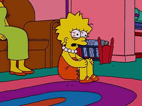 The Simpsons Gifs Lisa Simpson Meditating, Lisa From Simpsons, Lisa Simpson Listening To Music, Simpsons Quotes, Simpson Wallpaper Iphone, Marge Simpson, Simpsons Meme, Simpson Memes Funny, Simpsons Art