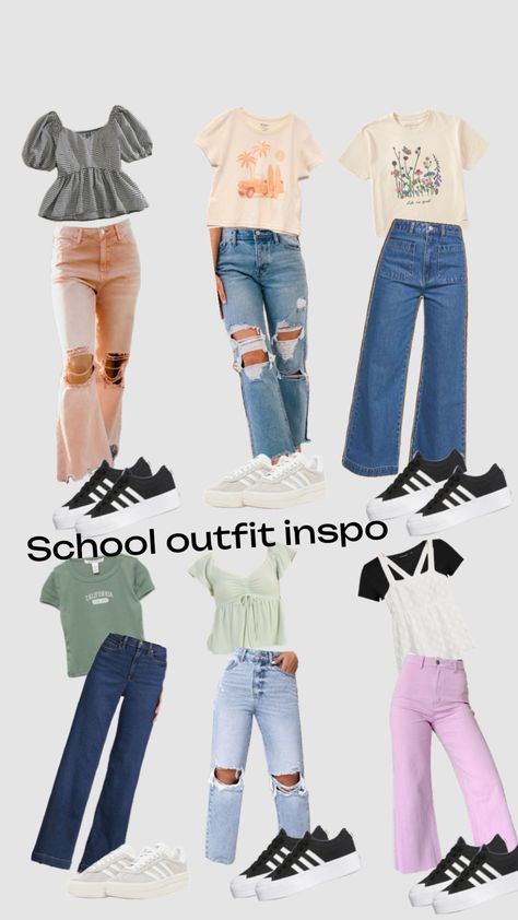 School outfit inspo High School, School Outfits, School Outfit Inspo, High School Outfits, School Fashion, School Outfit, Outfit Inspo, Pins, Quick Saves