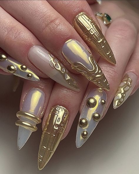 Goddess Nail Art, Goddess Nails Designs, Rush Nails, Greek Goddess Nails, Goddess Nails, Nail Design Glitter, Mens Nails, Golden Nails, Nails Yellow