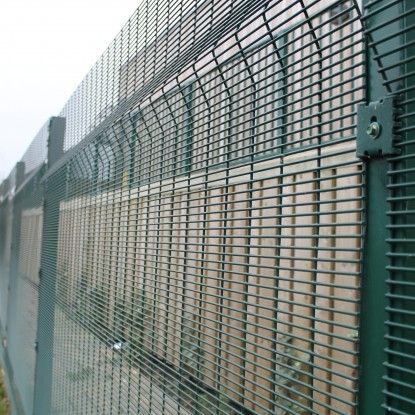 Zaun’s HiSec 358 profile mesh security fencing uses a popular ‘358’ welded mesh configuration to repel thieves, trespassers and intruders.  HiSec 358 Profile mesh is designed using our popular HiSec 358 high security fencing system, with the additional ‘V’ beam pressed within the mesh to add additional rigidity to the panel. The close 76.2 x 12.7mm open mesh 358 design ensures that this profile mesh is difficult to climb, and cut with anything other than power tools. Security Fencing, Home Fencing, Mesh Fence, Wire Mesh Fence, Timber Fencing, Gas Pipeline, Mesh Fencing, Security Fence, Fence Styles