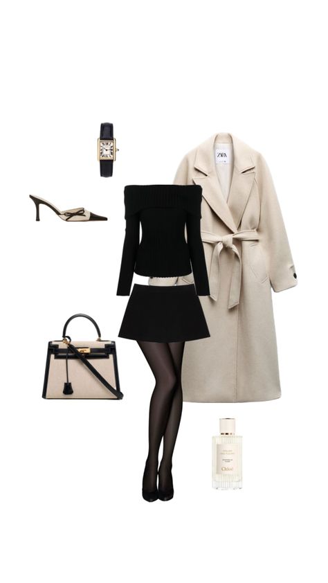 Classy chic fall girl outfit Rich New York Aesthetic Outfits, Classy And Chic Aesthetic, Classy College Outfits Winter, Feminine Old Money Outfits, Upper East Side Aesthetic Outfits, Old Money Chic Outfits, Nyc Dinner Outfit Winter, Smart Chic Outfit Women, Rich Girl Outfits Classy