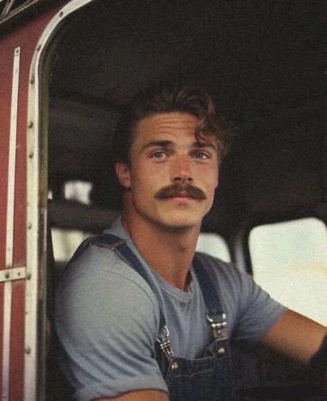 Mustache Styles, Mustache Men, Corte De Cabelo Masculino, Country Boys, Dream Guy, Beard Styles, Haircuts For Men, Dive In, Mens Hairstyles