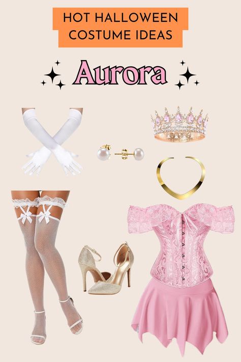 #Ad #AmazonAffiliate ✨ Discover the Magic of Aurora this Halloween! ✨ Transform into the enchanting Sleeping Beauty with our ultimate Aurora Halloween costume guide. We've added a modern twist to it with a sexy pink corset mixed with elegant accessories that add that royal touch, we've got everything you need to channel your inner princess. Get ready to mesmerize at any Halloween party with a look that’s pure magic! 🌙👑 #AuroraCostume #HalloweenInspiration #FairytaleFashion Aurora Halloween Costume, Hot Halloween Costume Ideas, Aurora Halloween, Hot Halloween Costume, Corset Halloween Costumes, Pink Halloween Costumes, Aurora Costume, Hot Halloween, Costume Guide