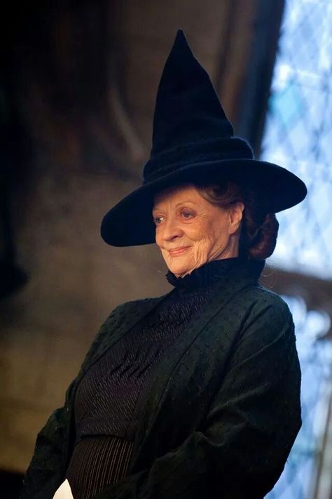 Professor Minerva McGonagall portrayed by Dame Maggie Smith Walburga Black, Film Harry Potter, Toby Stephens, Harry Potter Wall, Images Harry Potter, Maggie Smith, Harry Potter 2, Albus Dumbledore, Harry Potter Film