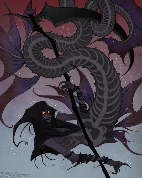 Ocean Monsters, Abigail Larson, Mermaid Drawings, Oc Ideas, Monster Design, Arte Fantasy, Mermaid Art, Grim Reaper, Horror Art