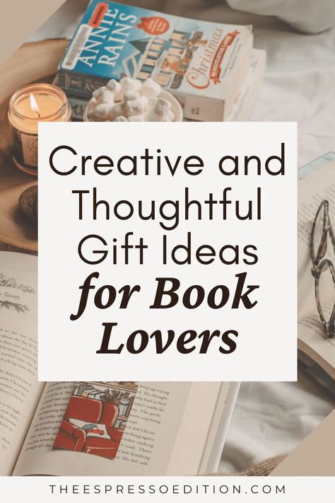 What To Get Your Bookworm Friend, Christmas Gift Ideas For Business, Booklover Gifts Diy, Giving Books As Gifts, Bookish Gift Ideas Diy, Presents For Bookworms, Diy Book Themed Gifts, Books For Friends Gift Ideas, Birthday Ideas For Book Lovers