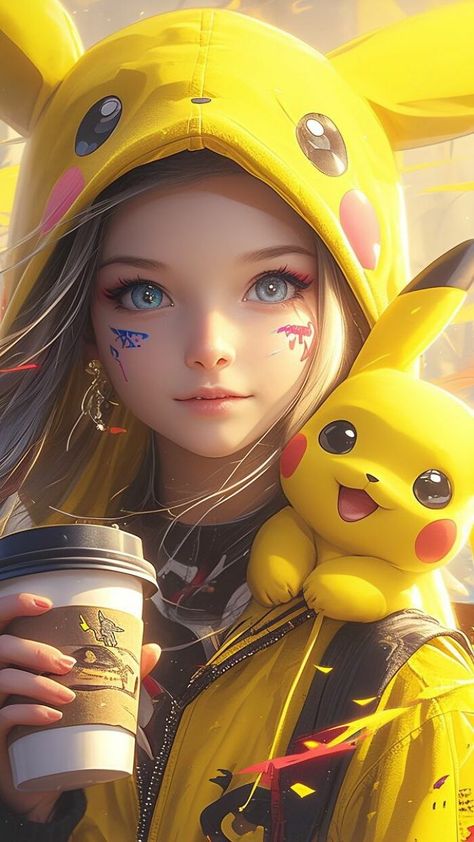 Wallpaper Pikachu, Women Villains, Kartu Pokemon, Madara Wallpaper, ポップアート ポスター, Personaje Fantasy, Pikachu Wallpaper, Cute Backgrounds For Phones, Girly Art Illustrations