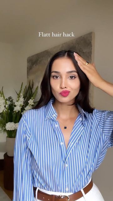 Easy Work Hairstyles, Hair Hack, Limp Hair, Hair Fixing, Easy Makeup, Flat Hair, Peinados Fáciles Para Cabello Corto, Work Hairstyles, Hair Stylist Life