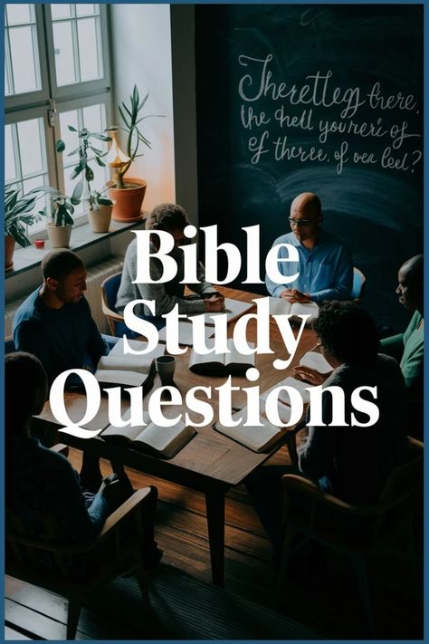 Group of people sitting around a table engaged in Bible study with books open. Bible Study Questions, Bible Study Lessons, Church History, Meaningful Conversations, Spiritual Development, Spiritual Journey, Spiritual Growth, Thought Provoking, Bible Study