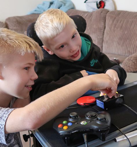 Kids Playing Game Proof, Kid Playing Game, Kids Playing Games Videos, Hookup Proof, Kids Playing Video Games, Kids Playing Games, Physically Disabled, Play Stations, Fridge Photos