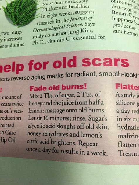 Burn Scar Remedies, How To Fade Scars, Scar Remedies, Skin Improvement, How To Fade, Reverse Aging, Homemade Products, Beauty Tips For Glowing Skin, Scar Removal