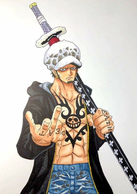 One Piece Male Characters, Law Room One Piece, Trafalgar Law Room, Law Drawing, Luffy X Sanji, Law Tattoo, Trafalgar Law One Piece, Trafalgar Law Wallpapers, One Piece Collection