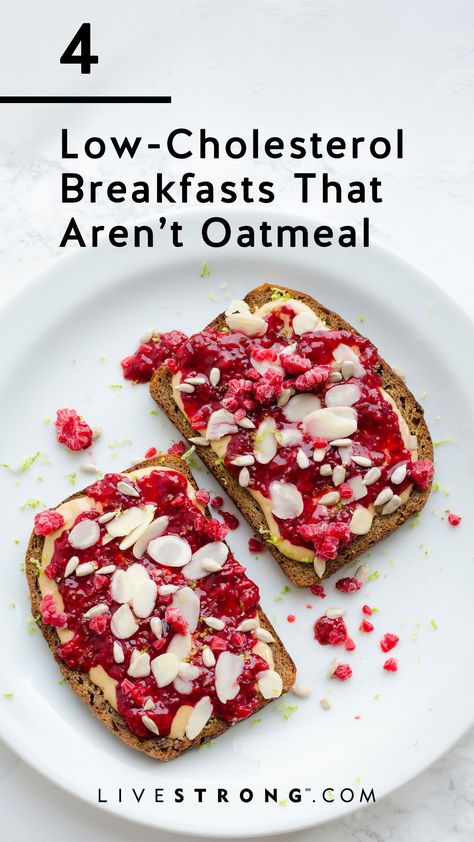 Low Cholesterol Breakfast, Heart Healthy Recipes Cholesterol, Cholesterol Friendly Recipes, Low Cholesterol Diet Plan, To Lower Cholesterol, Cholesterol Foods, Low Cholesterol Diet, Low Cholesterol Recipes, Cholesterol Lowering Foods