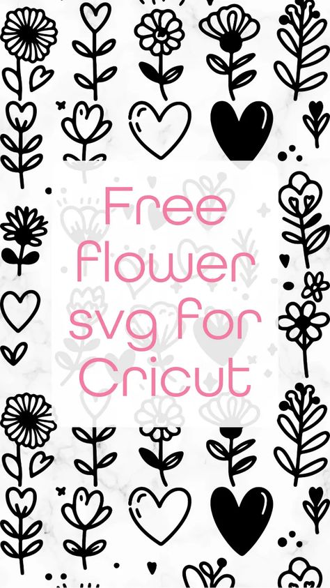 Grab this Free flower svg for Cricut, that has over 15 floral and other motifs included, download it Free Flower Svg Files For Cricut, Free Vinyl Svg Files, Free Cricut Downloads, Flower Svg Free, Cricut Flowers, Flower Svg Files, Font Creator, Cricut Svg Files Free, Free Cricut