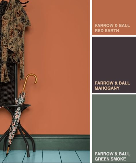 Terracotta Bathroom, Terracotta Bedroom, Terracotta Walls, Terracotta Color Palette, Terracotta Decor, Colour Interior, Terracotta Paint, Terracotta And Green, Palette Challenge