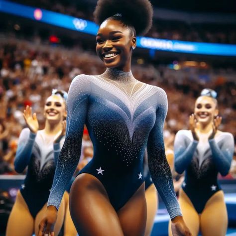 Ai Gymnastics Gymnastics Outfits Aesthetic, Black Gymnast, Gymnastics Videos, Gymnastics Outfits, Afro Art, Outfits Aesthetic, Gymnastics, Ballet, Beauty