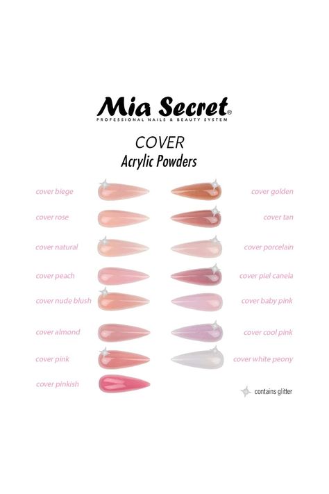 Mia Secret COVER PINKISH Acrylic Powder (8oz) Business Nails, Acrylic Nails At Home, Nail Techniques, Minimal Nails, Body Hacks, Pink Acrylics, Pink Acrylic Nails, Womens Nails, Girls Nails