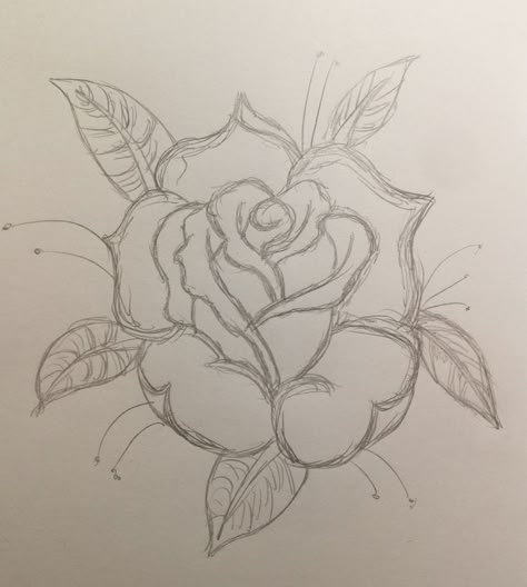 Drawing Roses Pencil Sketch, Rose Drawing Simple Sketch, Rose Drawing Sketch, Simple Flower Drawing Easy, Doodle Minimalist, Simple Rose Drawing, Diy Flower Painting, Sketchbook Ideas Easy, Rose Drawings