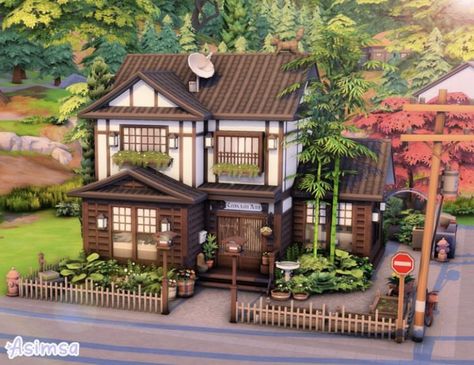 Sims 4 Houses Gallery No Cc, Japanese Home Sims 4, Ts4 Japanese House, Sims 4 Houses 20x15, Sims 4 Mount Komorebi House, Sims 4 Mt Komorebi House, Sims Starter Home, Sims 4 Entry Way Ideas, 20x15 Sims 4 House