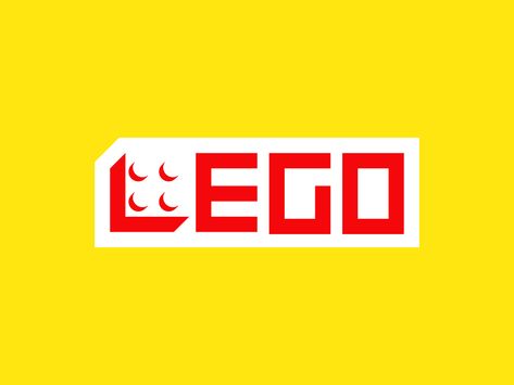 LEGO by Piotr Gorczyca on Dribbble Lego Logo, Kindergarten Interior, Infographic Layout, Lego Creative, Famous Logos, Logo Redesign, Portfolio Logo, Graduation Project, Lego Design