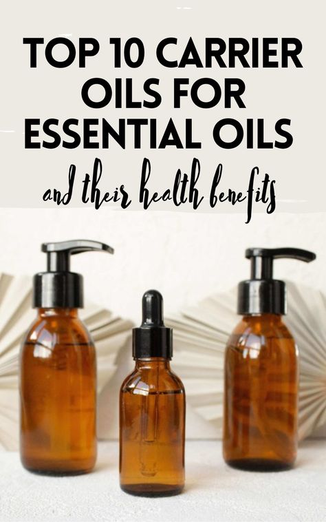 The best carrier oils for essential oils and their health benefits. #essentialoils #aromatherapy #natural #wellness #naturalskincare #essentialoilblends Best Carrier Oil For Essential Oils, Best Carrier Oils For Skin, Carrier Oils For Essential Oils, Essential Oils And Their Uses, Carrier Oil Benefits, Oils And Their Benefits, Carrier Oils For Skin, Diluting Essential Oils, Essential Oils For Pain