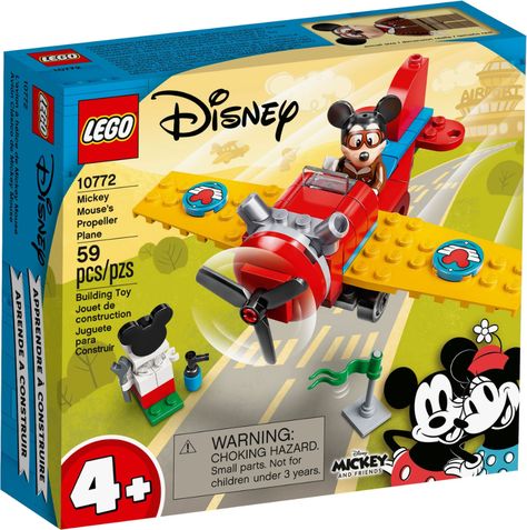 Click to close image, click and drag to move. Use arrow keys for next and previous. Lego Mickey Mouse, Propeller Plane, Lego 4, Lego Building Instructions, Mickey Silhouette, Free Lego, Shop Lego, Party Expert, Building Process