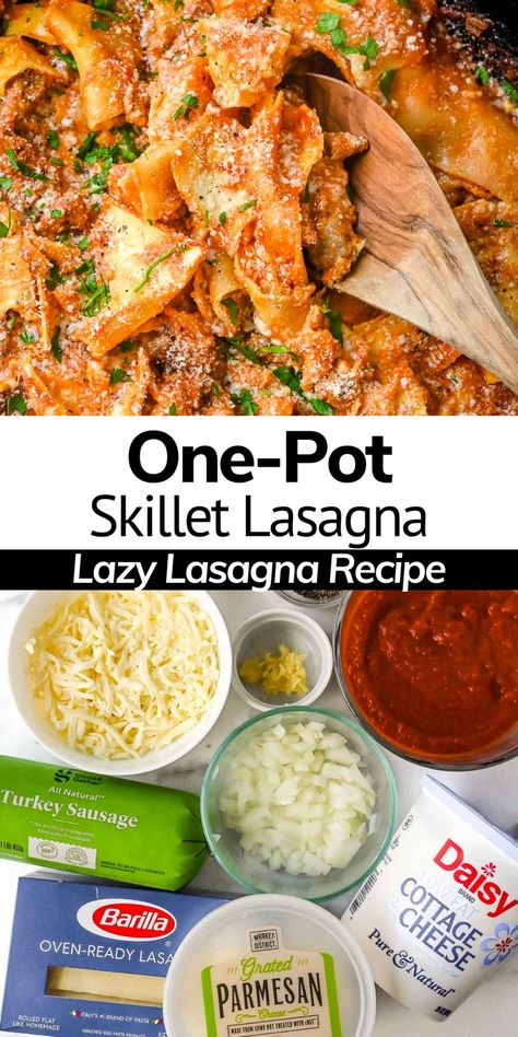 Low Calorie High Protein Lasagna, Lasagna Soup Cottage Cheese, Lasagna Deconstructed, Skillet Lasagna With Cottage Cheese, Lazy Lasagna With Cottage Cheese, Recipes With Cottage Cheese Dinner, Lasagna Soup With Cottage Cheese, Lazy Healthy Dinner, Lazy Girl Lasagna