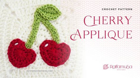 Applique Free Crochet Patterns Archives • RaffamusaDesigns Pineapple Applique, Crochet Cherry, Crochet Whale, Handbags Patterns, Crocheted Jellyfish, Crochet Embellishments, Cozy Crochet Patterns, Pineapple Crochet, Cozy Crochet