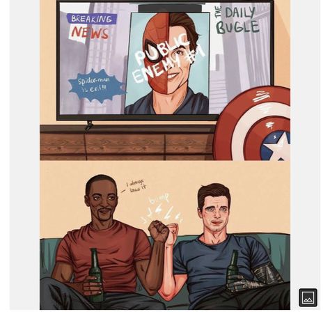 Sam X Bucky, Bucky Avengers, Avengers Fan Art, Funny Marvel Memes, Marvel Drawings, Marvel Images, Marvel Fan Art, Marvel Avengers Funny, Dc Memes