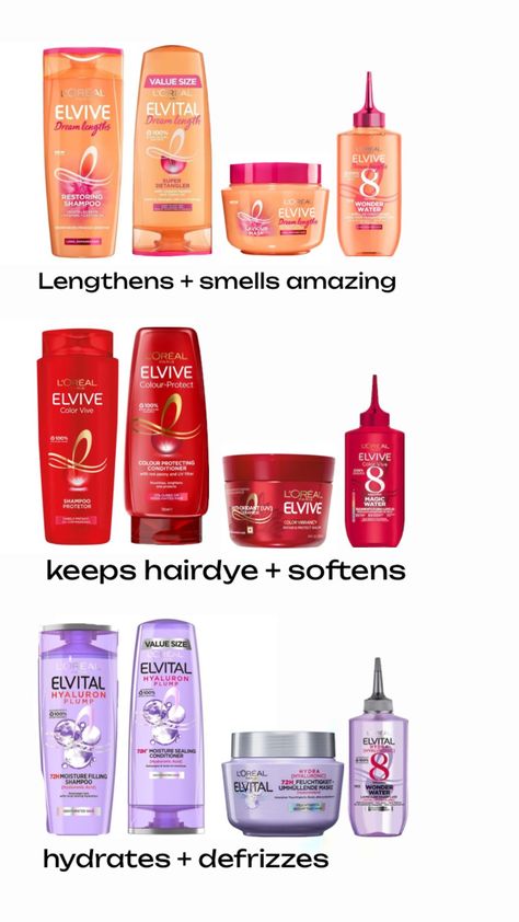 Loreal Shampoo, Obličejové Masky, Loreal Hair, Healthy Hair Routine, Curly Hair Care Routine, Best Hair Care Products, Hair Growing Tips, Bath And Body Works Perfume, Shower Skin Care