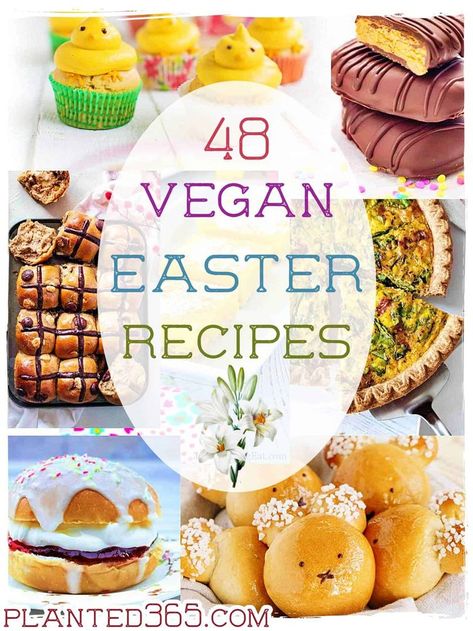 These 48 Vegan Easter Recipes will make your holiday delicious. Plant-based desserts, side dishes, and main dishes are included in this collection of some of the tastiest vegan dishes ever. Many can… More Vegan Lemon Bars, Iced Buns, Vegan Mushroom Gravy, Vegan Easter Recipes, Vegan Easter, Baked Carrots, Plant Based Desserts, Vegan Carrot Cakes, Easter Dinner Recipes