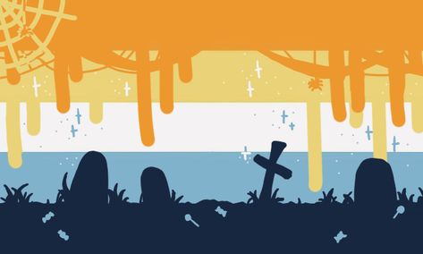 I really wanted one that i loved so i made one Pride Halloween Flags, Aceflux Flag Wallpaper, Trans Aroace Flag, Aroace Halloween Wallpaper, Aroace Halloween Flag, Aroace Wallpaper Pc, Aroace Flag Art, Aroace Pfp Border, Aroace Flag Aesthetic