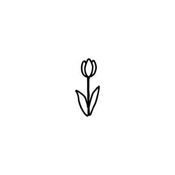 Tulip Drawing, Dibujo Simple, Icon Widget, Draw Step By Step, Cute Easy Doodles, Music Tattoo, Music Tattoos, Small Drawings, Easy Doodle Art