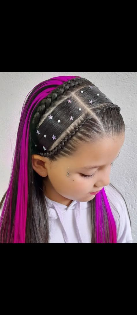 Braids With Shaved Sides, Girl Hair Dos, Beautiful Braided Hair, Toddler Hairstyles Girl, Hairdos For Curly Hair, Dope Hairstyles, Hair Ponytail Styles, Toddler Hair