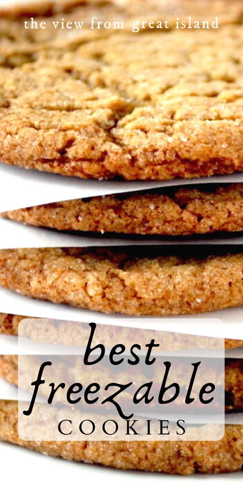 Pie, Easy Freezer Cookies, Cookie Recipes You Can Freeze, Best Freezer Cookie Recipes, Cookies And Bars That Freeze Well, Freeze Ahead Christmas Cookies, Freeze Ahead Cookie Dough, Best Cookies To Freeze For Christmas, Freezable Cookie Dough Recipes