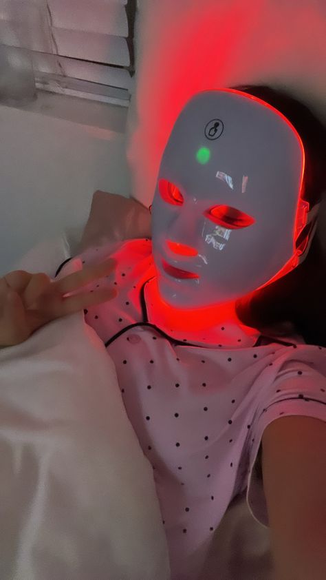 Red Light Therapy, Night Routine Led Light Mask Therapy, Red Light Mask, Red Light Therapy Mask, Account Ideas, Mask For Face, Blue Light Therapy, Light Mask, Light Therapy Mask, Winter Arc