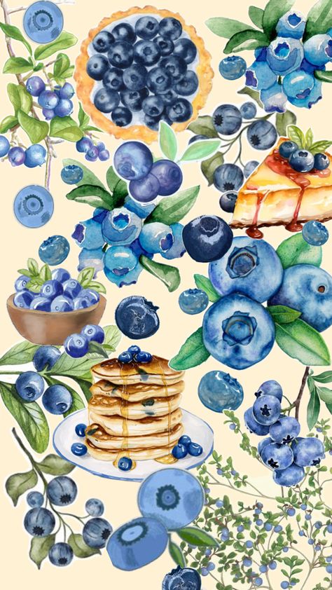 blueberry collage Blueberry Wallpaper, Photowall Ideas, Artsy Background, Phone Wallpaper Patterns, Cute Patterns Wallpaper, Cute Backgrounds, Cute Wallpaper Backgrounds, New Wall, Screen Wallpaper