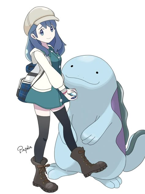 Wo Chien Pokemon, Water Type Pokemon Trainer Oc, Female Pokemon, Pokemon Oc Base, Pokémon Oc Trainer, Pokemon Trainer Oc Character Design, Pokemon Types, Pokemon Oc Female Trainer, Pokemon Trainers