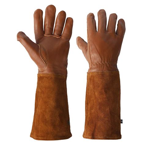 Rose Pruning Gloves for Men and Women. Goatskin Leather Gardening Gloves How To Trim Roses, Thorny Bushes, Leather Gardening Gloves, Tailor Studio, Rose Pruning, Holly Bush, Garden Gloves, Instant Tan, Garden Works