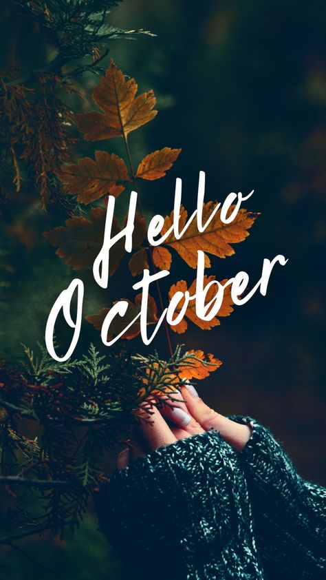 Hello October 2023, October Screensaver, Hello October Aesthetic, Hello October Wallpapers, October Phone Wallpaper, October New Month, Welcome October Images, Hi October, Months Wallpaper