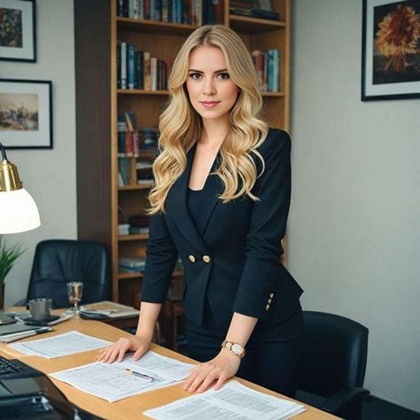 Lawyer Photoshoot, Blonde Lawyer, Boss Poses, Office Photoshoot, Executive Woman, Women Ceo, Female Office, Personal Branding Photoshoot, Business Casual Outfits For Women