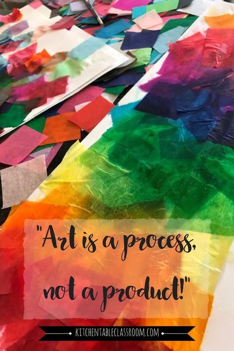 Tissue Paper Painting, Tissue Paper Art, Art Therapy Projects, Painting Water, Classroom Art, Art Therapy Activities, Art Activity, Kindergarten Art, Expressive Art