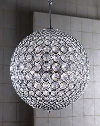 Left Coast Luxe: Crystal Ball Chandelier Disco Ball Chandelier, Modern Disco, Glam Apartment, Chandelier Designs, Ball Chandelier, Radial Design, Light Em Up, Wrought Iron Chandeliers, Modern Crystal Chandelier