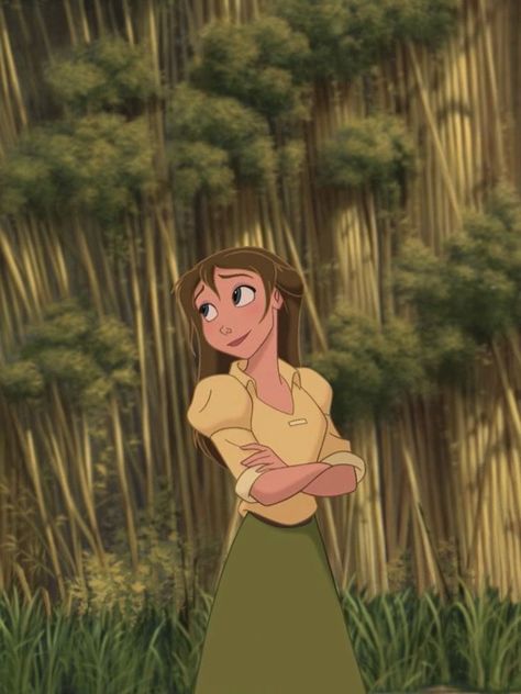 Tarzan Disney, Tarzan And Jane, Jane Porter, Cartoon Character Costume, Disney Paintings, Disney Icons, Disney Princess Dresses, Disney Artwork, Walt Disney Pictures