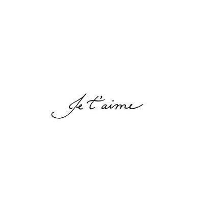 J'taime Tattoo, J’taime Tattoo, I Love You In French Tattoo, Love Cursive Tattoo, Love You Tattoos, French Writing Tattoos, Mon Amour Tattoo, I Love You Tattoos, Lover Tattoo Word