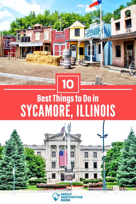 Want to see the most incredible things to do in Sycamore, IL? We’re FamilyDestinationsGuide, and we’re here to help: From unique activities to the coolest spots to check out, discover the BEST things to do in Sycamore, Illinois - so you get memories that last a lifetime! #sycamore #sycamorethingstodo #sycamoreactivities #sycamoreplacestogo Things To Do In Illinois, Things To Do In Summer, Galena Illinois, Illinois Travel, Naperville Illinois, Peoria Illinois, Springfield Illinois, Travel Bucket List Usa, Summer Bucket List