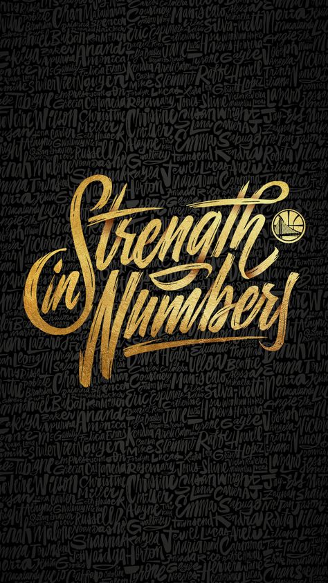 Strength in Numbers” font? - forum ... Golden State Warriors, Golden State, Free Download, Basketball, For Free, Wallpapers, Gold, Black