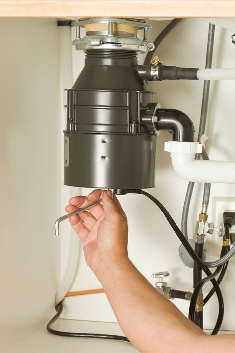 How to Fix Common Garbage Disposal Problems Fix Garbage Disposal, Unclog Garbage Disposal, Garbage Disposal Installation, Under Kitchen Sink, Kitchen Garbage, Clogged Toilet, Faucet Repair, Plumbing Installation, Diy Plumbing