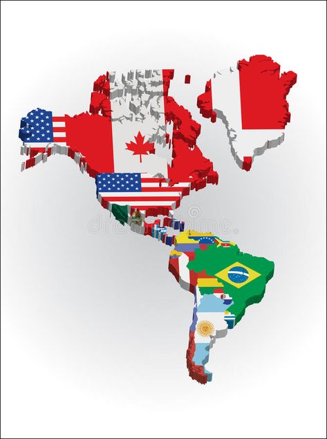 3d North and Sout American continent. 3d Outline maps of the countries in North , #AFFILIATE, #continent, #Outline, #American, #North, #Sout #ad America Continent Map, South America Continent, Patagonia South America, North America Continent, Columbia South America, America Continent, Maps Aesthetic, America City, South America Map